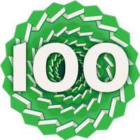 100 Books Badge